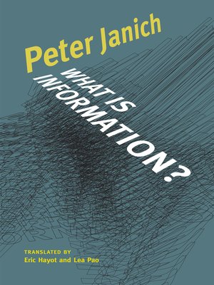 cover image of What Is Information?